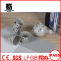 2015 new design Ceramic teapot with handpainted flower